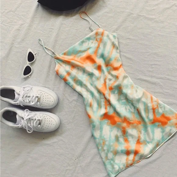 white christmas dresses Lexi Tank Dress Cotton Candy 2-3 / Cotton Candy Tie Dye main image 0